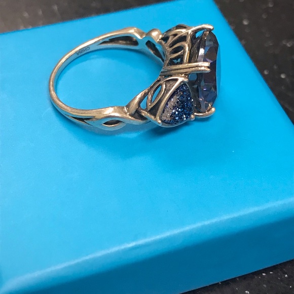 Amethyst and Moonstone Ring - Picture 3 of 7